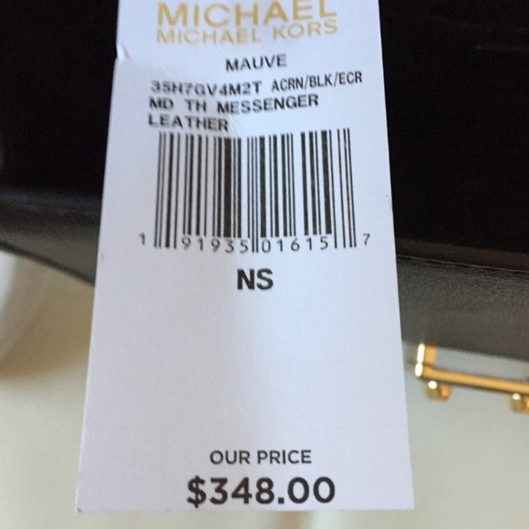 NWT MAUVE MD TH BROWN BLACK MICHAEL KORS CROSSBODY - Picture 4 of 8